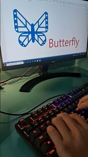 Butterfly Symbol Shortcut key #short #shorts