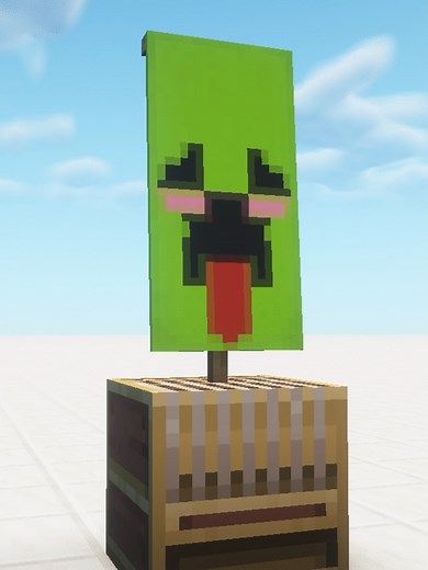 Creeper Banner Sus: Minecraft Tutorial