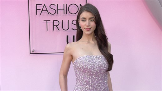 Caylee Cowan 2026 Fashion Trust US Awards pink carpet