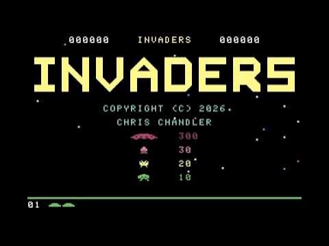 invaders 64 Game Play