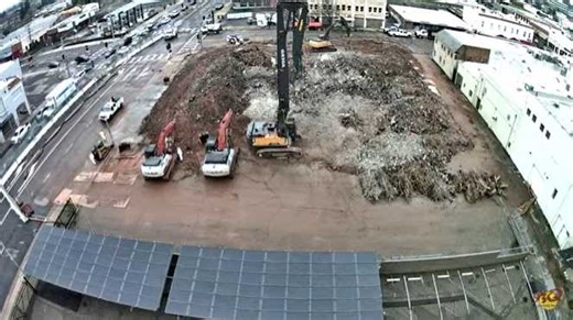 Hotel Marysville demolition reaches ground level, video shows