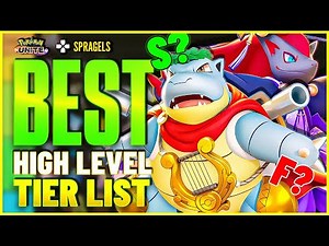 BEST High Level Pokemon Unite Tier List