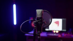 High-tech Microphone Recording Written Rap Song Stock Footage Video (100% Royalty-free) 1104362401 | Shutterstock
