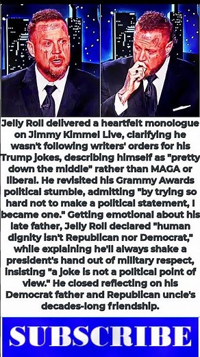 Jelly Roll's EMOTIONAL Political Confession Silences Critics!