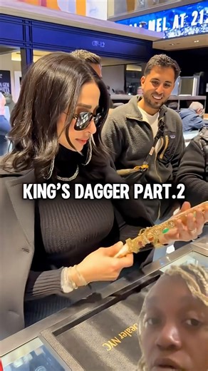 Princess buys a KINGS DAGGER. #finance #money #wealth #shorts @ZERATHECEO