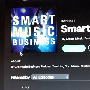 New episode #85 and we are now on Spotify. Learn about lyric videos and where and when to press vinyl. | Smart Music Business