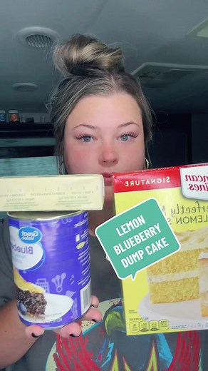 Easy Lemon Blueberry Dump Cake Recipe