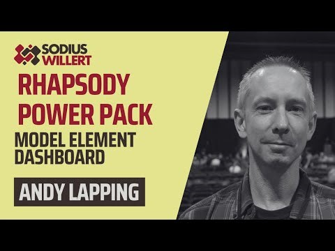 71. Rhapsody Power Pack - Model Element Dashboard