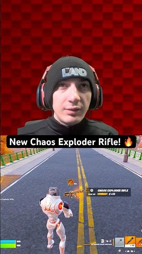 New Chaos Exploder Rifle in Fortnite! 🔥 #Shorts