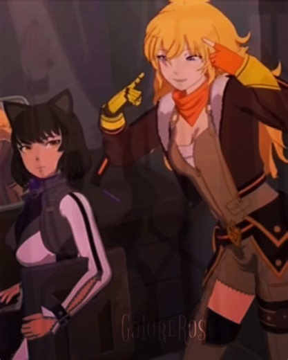 The bees 🐝 #rwby #blake #yang #bumblebee #rose