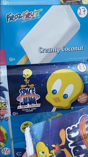 Did we get a perfect Tweety Bird popsicle with gum ball “eyes”? #tweetybird #popsicle