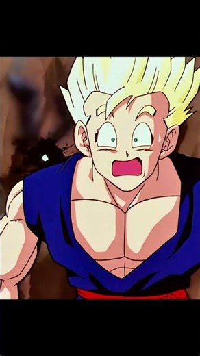 Goten sorprende a Gohan con su poder y se transforma en Ssj #dragonballz #dbz #dragonballsuper
