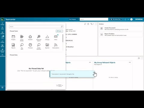 Teamcenter 2512: Explore the Redesigned Active Workspace Home Page and Launcher