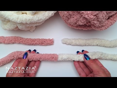 How to Join 2 Yarns with an Invisible Knot for Chenille, Plush, and Velvet Blanket Yarn