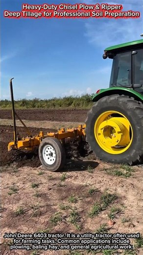 Heavy-Duty Chisel Plow & Ripper | Deep Tillage for Professional Soil Preparation