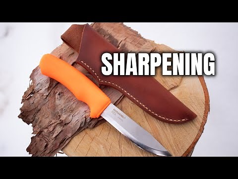 HOW TO Sharpen your MORA in Minutes! - [ Scary Sharp! ]