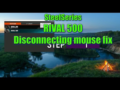 Rival 500 Mouse (SteelSeries) freezing-disconnect FIX