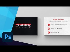 Create Stunning Business Cards in Photoshop