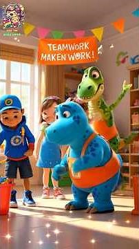 🎵 Clean Up Time Song! | Fun Sing-Along for Kids 👧👦 | Tidy Up Together!