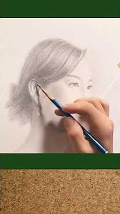 プロの鉛筆デッサン #アート #鉛筆デッサン #画家 #人物画