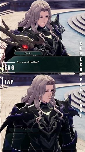 English vs Japanese Fire Emblem Fortune's Weave Dietrich voice #comparison #switch2