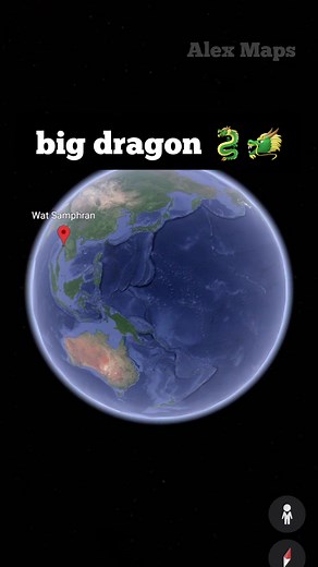 Dragon Sightings on Google Maps and Google Earth