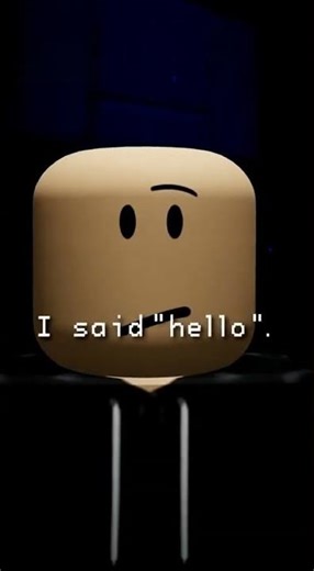 I said “hello”… and the void replied – Roblox Myths & Creepy Stories