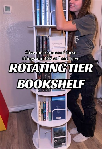 Creative Ideas for Organizing a Rotating Bookshelf