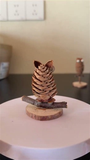 Upcycling Pinecones: Create an Adorable Owl from Waste