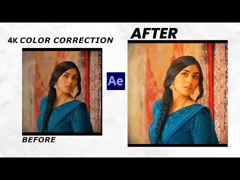 Make a 4K Color Correction in After Effects | Beginner Tutorial |