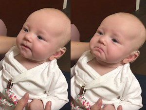 'Profoundly deaf' baby hears her mom's voice for the first time