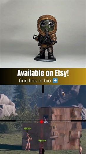 Crafting the RUST Nomad Hazmat Statue 🎨 #rust #rustgame #hazmat