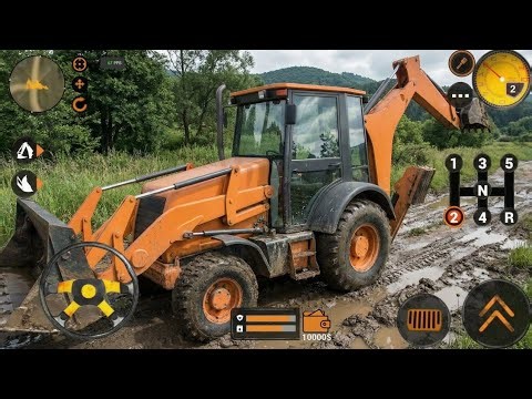 JCB Backhoe Loader Simulator Android Gameplay