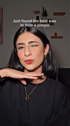 Perfect hack to hide a pimple