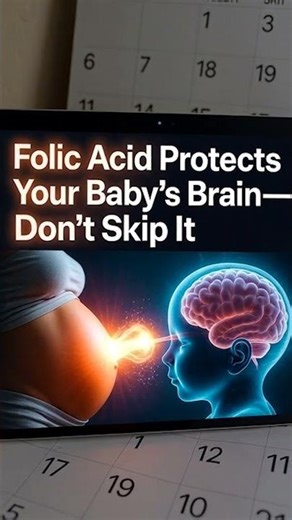 Pregnant ? Folic Acid Is Non Negotiable for Baby’s Brain | don’t skip it | #pregnancy