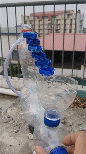 Showing how infinite water fountain work in 18 sec 😲