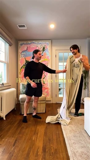 We’re loving that @hussyhome added layered window treatments to their 2026 project list. The Cool Beige French Pleat Signature Velvet Blackout Curtain brings a tailored, designer finish to the interior design. These curtains add softness, structure, and serious light control. A timeless room makeover that feels intentional and elevated. #HPDathome #HalfPriceDrapes #Curtains #RoomMakeover #LayeredWindows