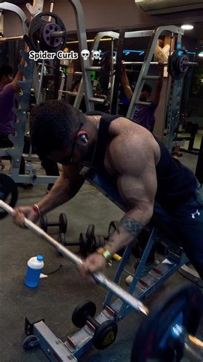 Spider Curls ☠️💀| IC Fitness Club | Personal Trainer Course | Career in Fitness