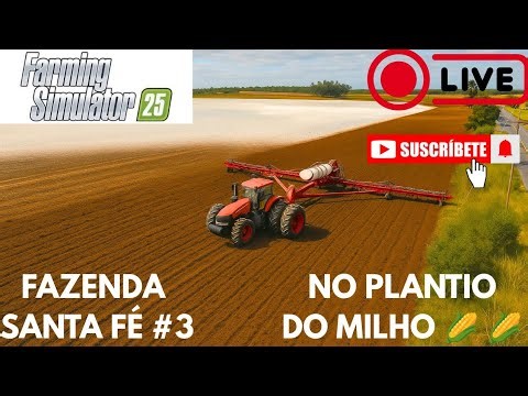 Farming simulator 25 | mapa matopiba | fazenda santa fe | jogando no PS5
