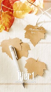 353K views · 1.3K reactions | Encourage guests to jot down what they’re thankful for and add it to your centerpiece. | Pier 1 | Facebook