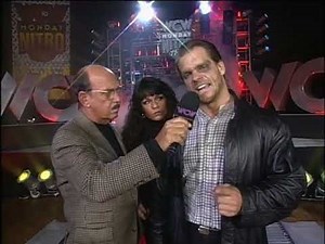 Chris Benoit calls out Kevin Sullivan. Woman tells Sullivan "Its Over" (WCW)