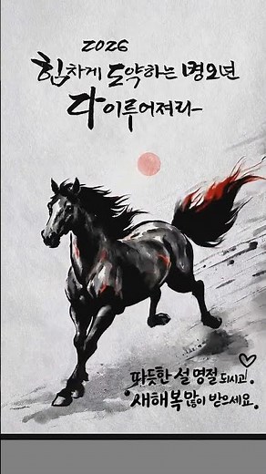 [무료다운] 2026년 새해인사 영상 🎉 설 명절 인사말｜고화질 공유용 #설명절인사 #새해인사공유 #새해인사