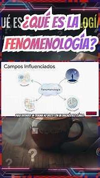 ¿Qué es la Fenomenología? | La respuesta que te hará pensar