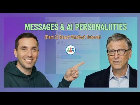 React Chatbot Part 2: Display Messages & Select AI Personalities (OpenAI API Tutorial)