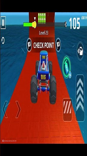 Monster Truck Mega Ramp Extreme Racing | GT Car Stunt Master 3D | Truck | Level 23 | Game Shorts