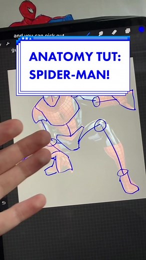 Anatomy Tutorial: How to Draw Spider-Man's Body