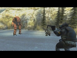 Combine Super Soldier VS Combine (GMOD NPC Battle)