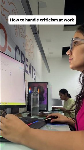 How to handle criticism at work