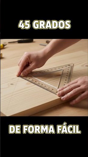 How to Make a 45-Degree Cut in Wood Easily and Quickly | Woodworking Trick