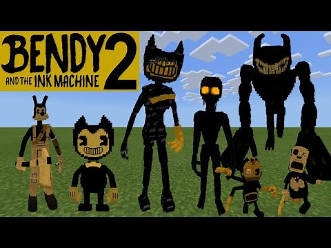 Minecraft Bendy and the ink machine Add-on V3 UPDATED!